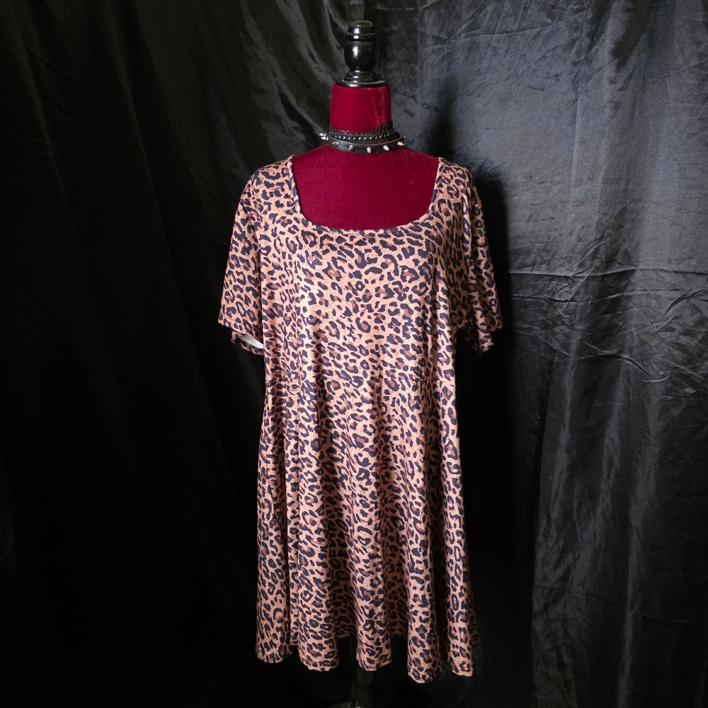 Cheetah Print Dress